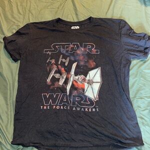 Star Wars Black and Green Cotton T-Shirt XL